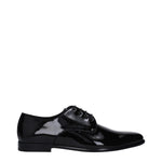 Dolce & Gabbana Black Leather Oxfords And Derbies DO-9489336795401-EU41.5/US8.5