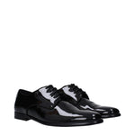 Dolce & Gabbana Black Leather Oxfords And Derbies DO-9489336795401-EU41.5/US8.5