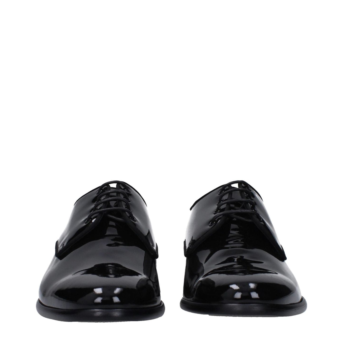 Dolce & Gabbana Black Leather Oxfords And Derbies DO-9489336795401-EU41.5/US8.5
