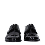 Dolce & Gabbana Black Leather Oxfords And Derbies DO-9489336795401-EU41.5/US8.5
