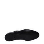 Dolce & Gabbana Black Leather Oxfords And Derbies DO-9489336795401-EU41.5/US8.5