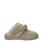 Burberry Green Leather Slippers Sandals BU-9492752564489-EU36/US6