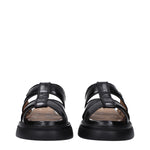 Ganni Black Fabric Slippers Sandals GA-10027171741961-EU36/US6