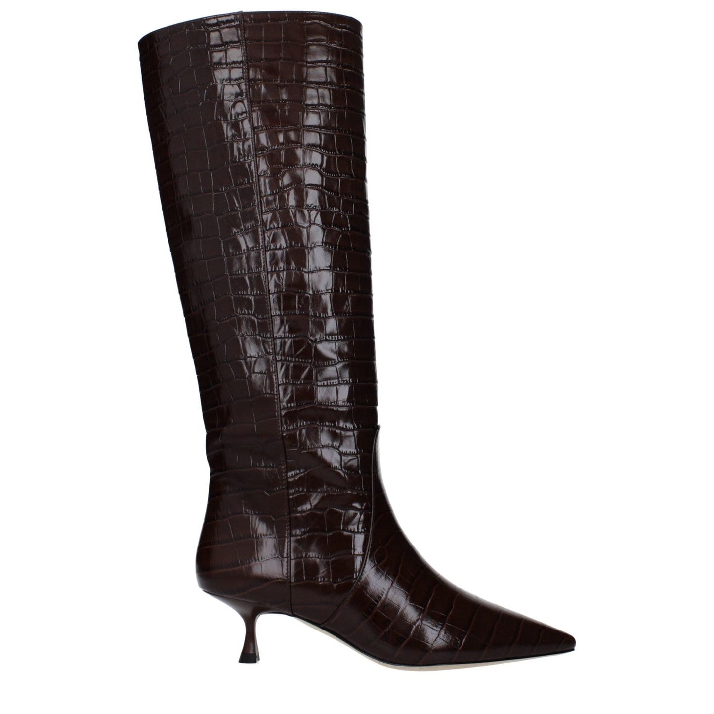 Stuart Weitzman Brown Leather High Heel Boots ST-15063761518857-EU36.5/US6.5