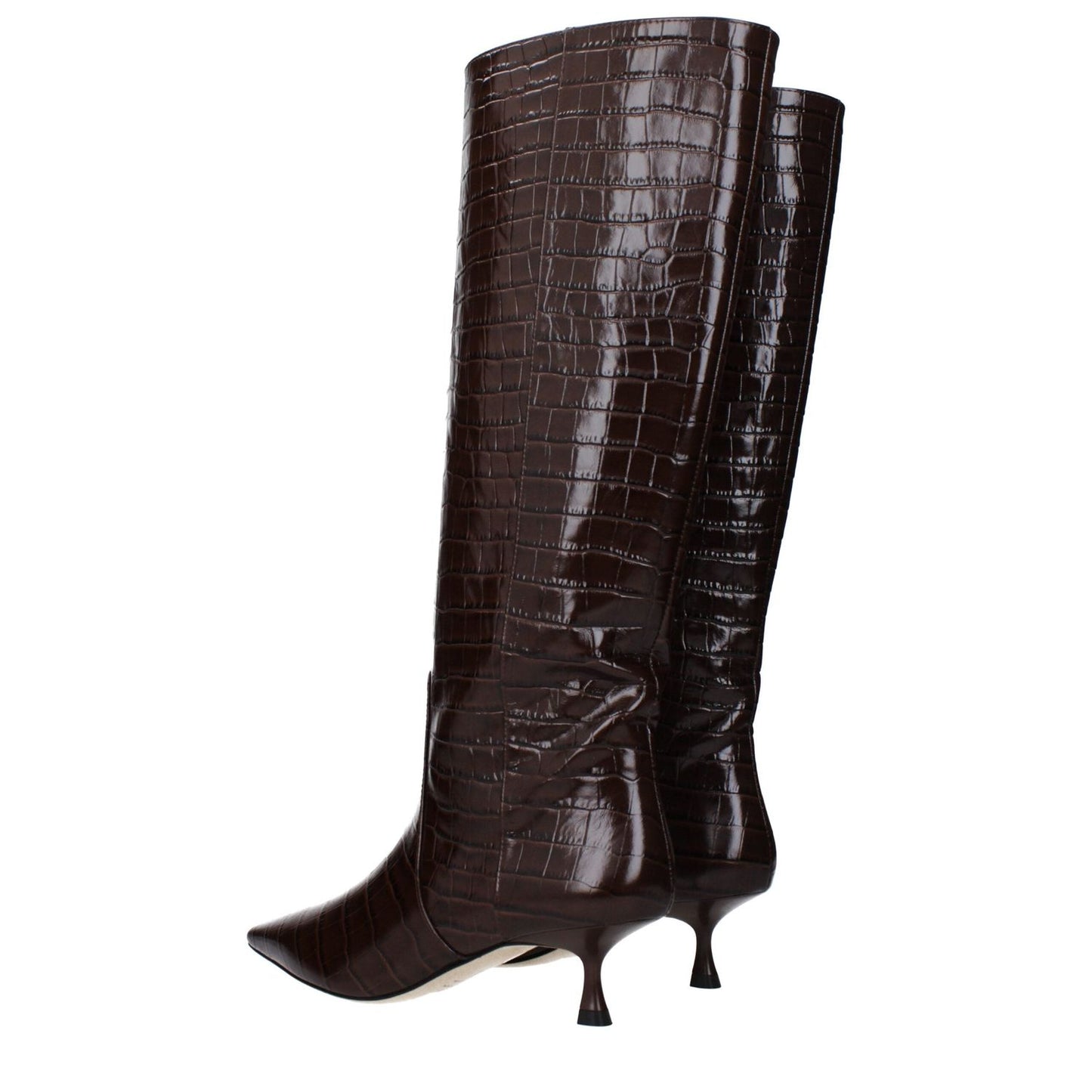 Stuart Weitzman Brown Leather High Heel Boots ST-15063761518857-EU36.5/US6.5