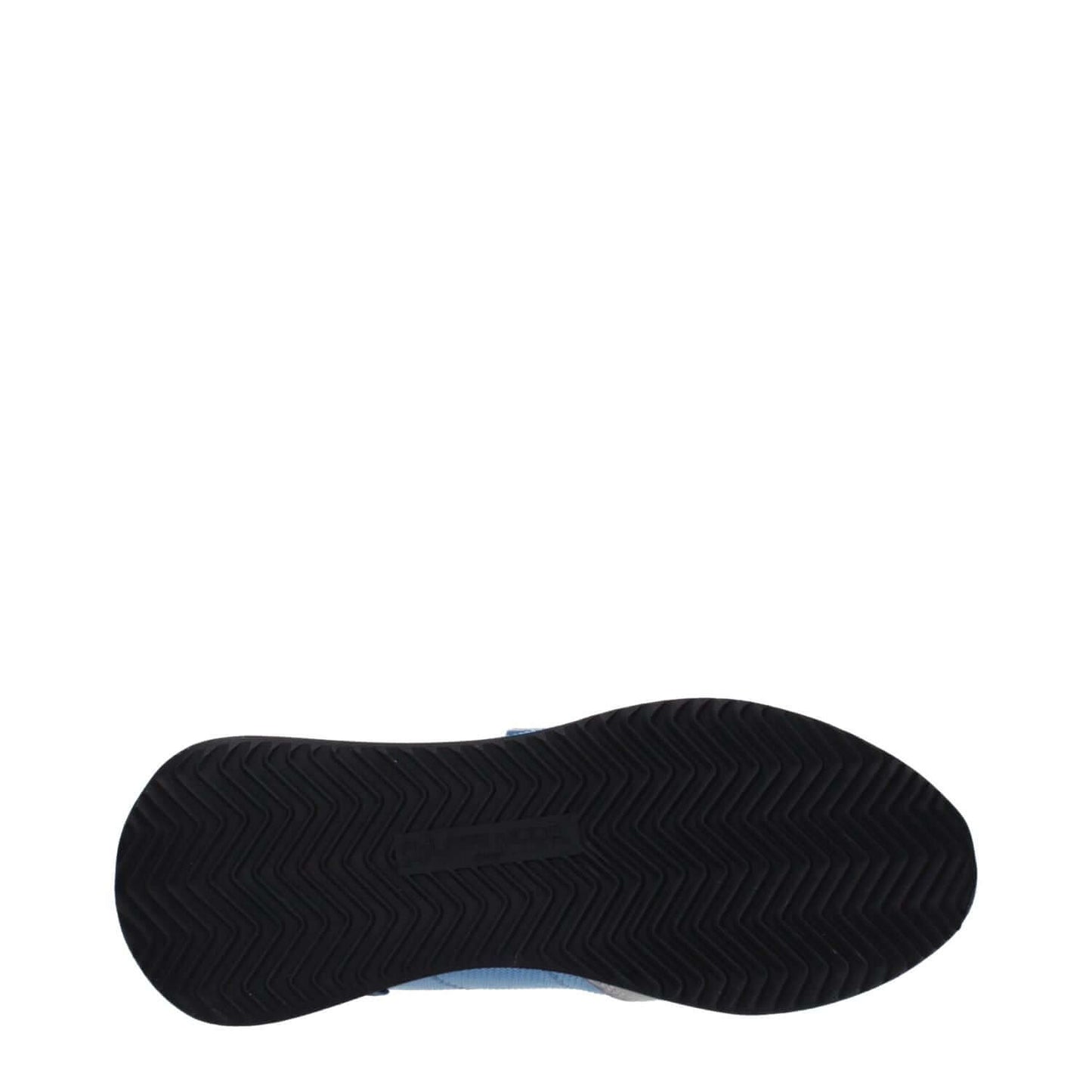 Sole of Philippe Model Blue Fabric Low Top Sneakers with black traction pattern.