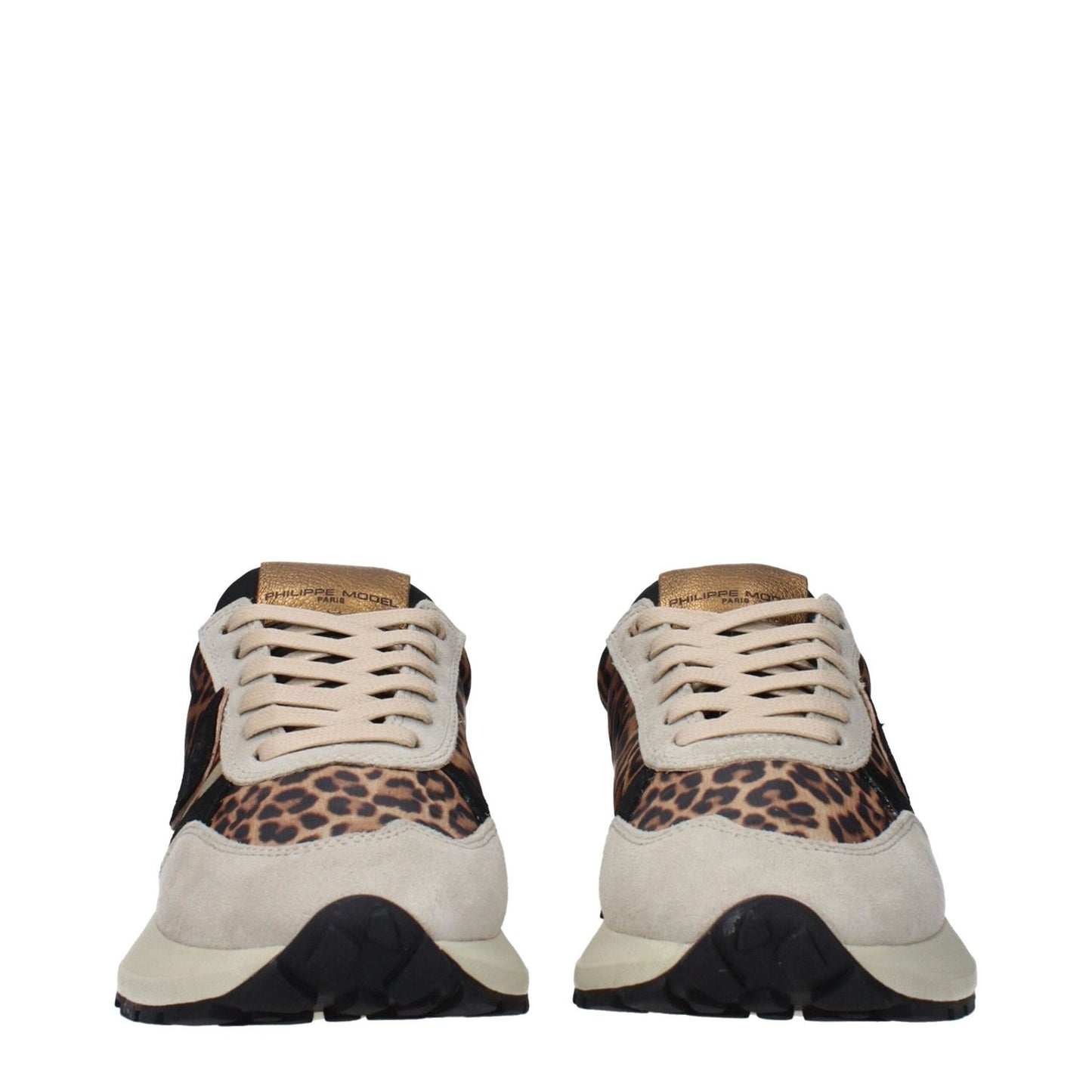 Philippe Model Brown Fabric Chunky Sneakers PH-15090185175305-EU35/US5