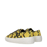 Versace Gold Fabric Sneakers VE-15161716965641-EU38.5/US8.5