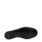 Versace Gray Leather Slip-On Loafers