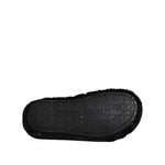 Dolce & Gabbana Black Faux Fur Flats Men Sandals Shoes MV7677-44.5
