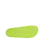 Dolce & Gabbana Green Rubber Slides Sandals Beachwear Shoes MV7857-44
