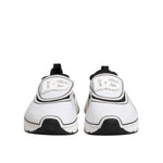Dolce & Gabbana White Black Logo Plaque Daymaster Men Sneakers Shoes MV7595-42