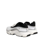 Dolce & Gabbana White Black Logo Plaque Daymaster Men Sneakers Shoes MV7595-42