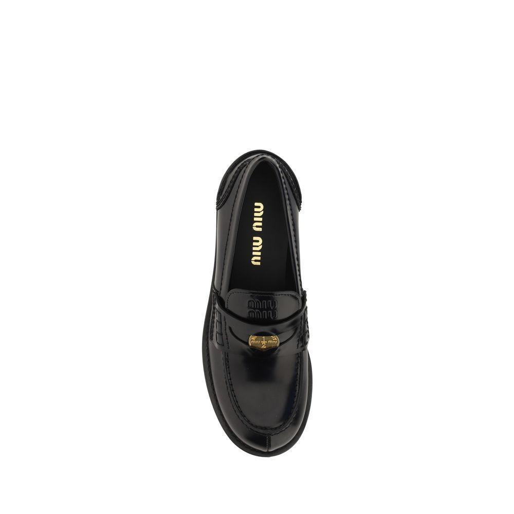 Miu Miu Penny Loafers MI-5D773DF020ULXF0002-EU38.5/US8.5