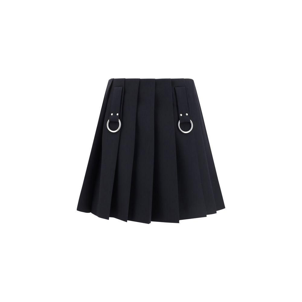 Prada Wool pleated Miniskirt PR-P185YSOOO108NF0008-IT40 | M