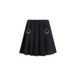 Prada Wool pleated Miniskirt PR-P185YSOOO108NF0008-IT40 | M