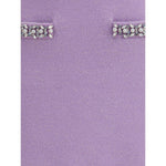 Self-Portrait Knit Miniskirt SE-PF25085SKLLILAC-M