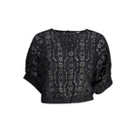 Desigual Black Polyester Tops & T-Shirt DE-18732-M