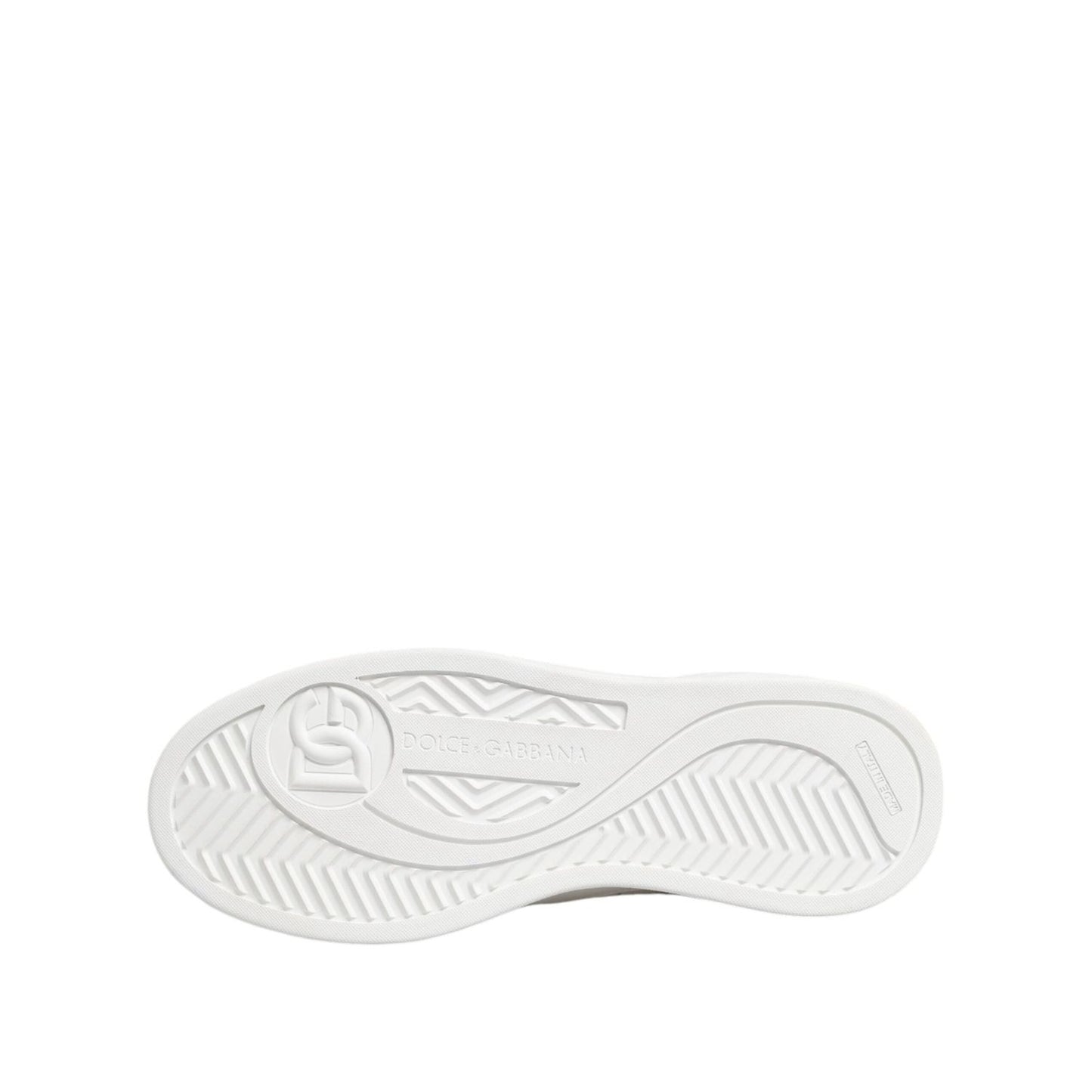 Dolce & Gabbana White Miami Leather Low Top Sneakers Shoes MV7718-42