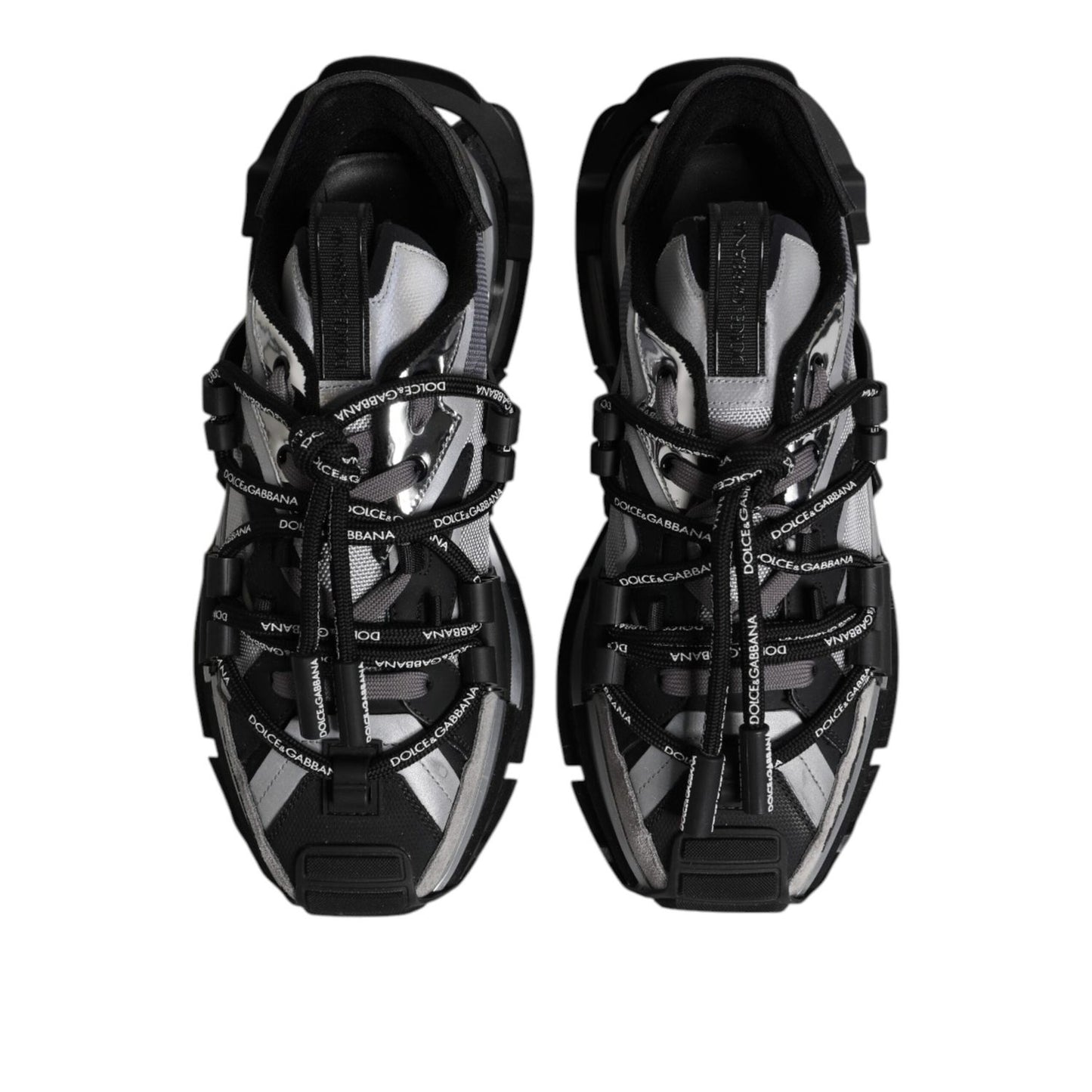 Dolce & Gabbana Multicolor Panelled Space Sneakers Shoes MV7742-40