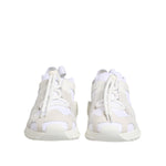 Dolce & Gabbana White Sorrento Low Top Lace Up Sneakers Shoes MV7775-42