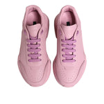 Dolce & Gabbana Pink Leather Daymaster Low Top Sneakers Shoes MV7784-41