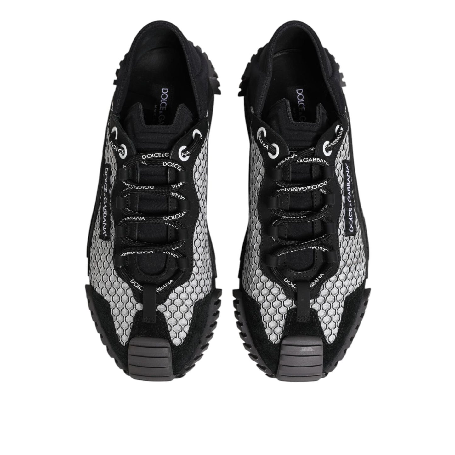 Dolce & Gabbana Multicolor Lace Up Low Top NS1 Sneakers Shoes MV7823-44
