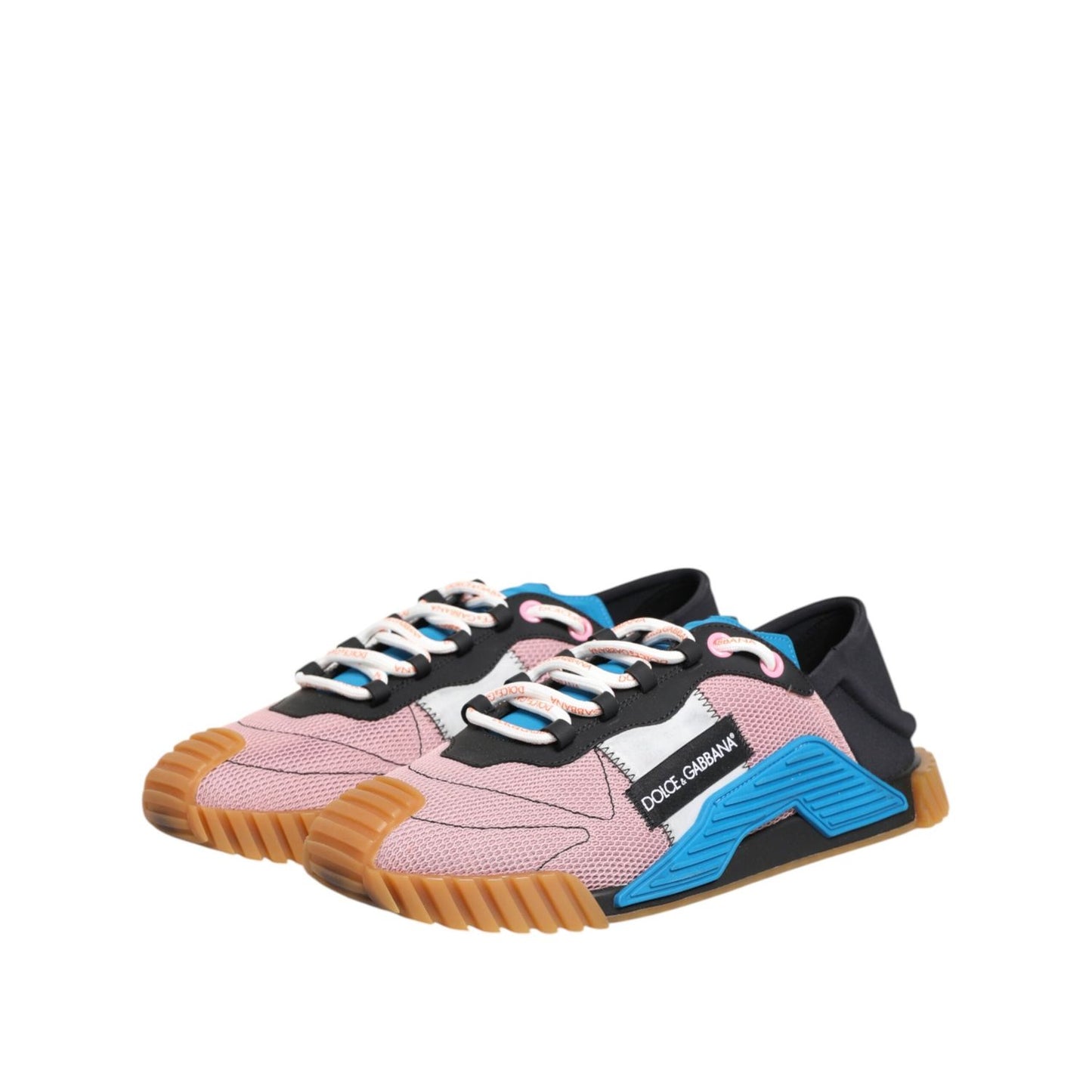 Dolce & Gabbana Multicolor Low Top NS1 Men Sneakers Shoes MV7834-39.5