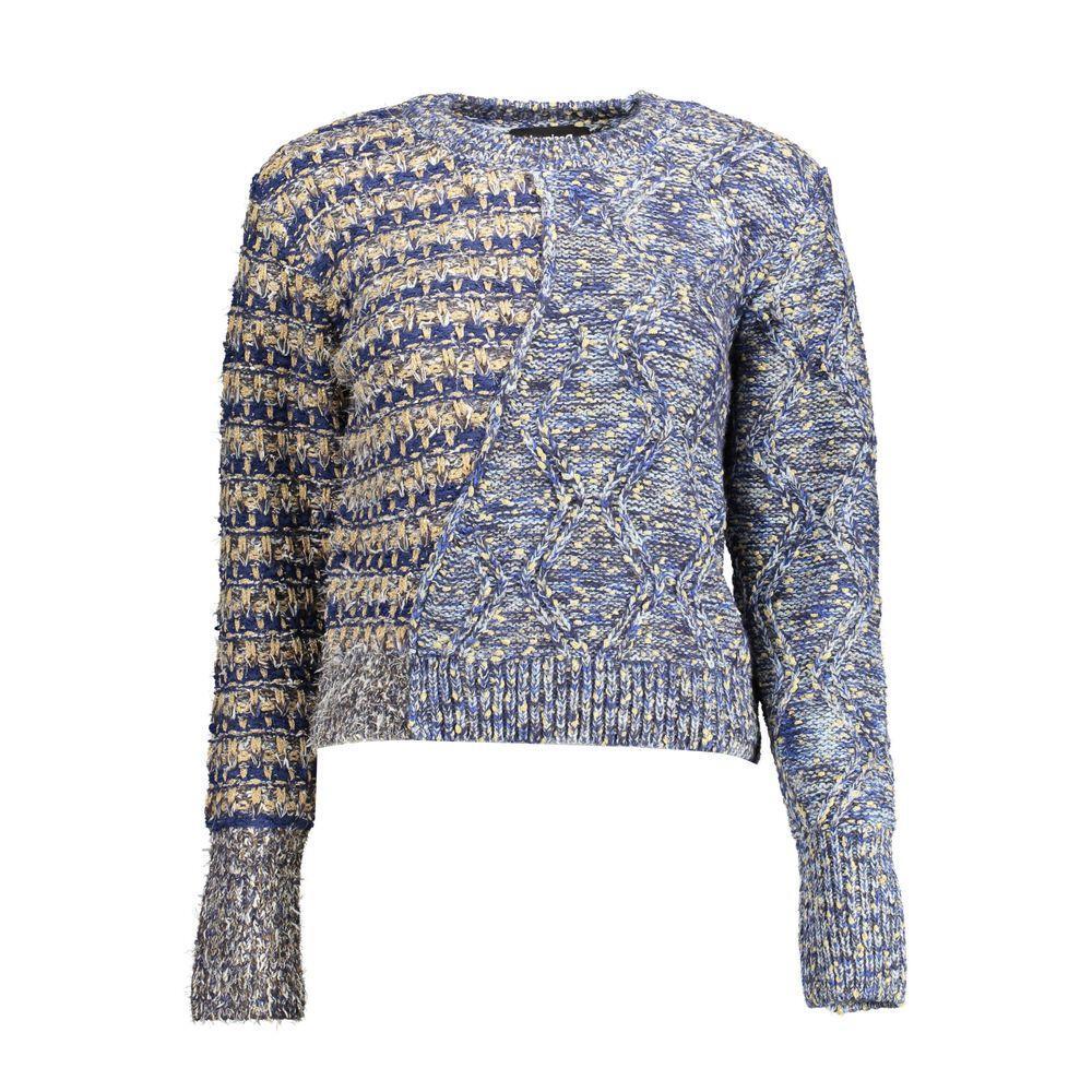 Desigual Blue Polyester Sweater DE-15017-M