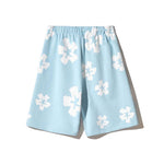 Comme Des Fuckdown Blue Cotton Short CO-15823-L