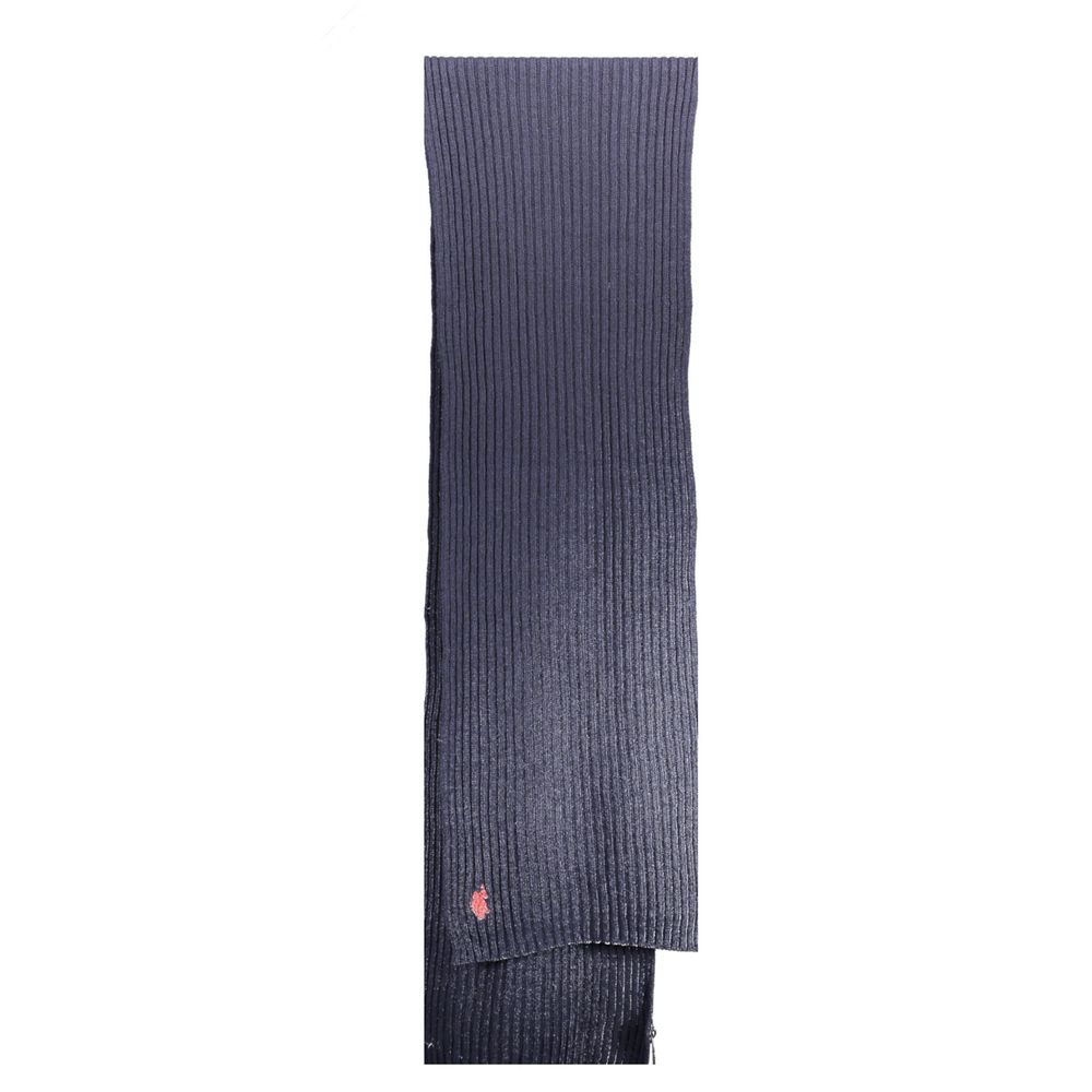 U.S. POLO ASSN. Blue Wool Scarf
