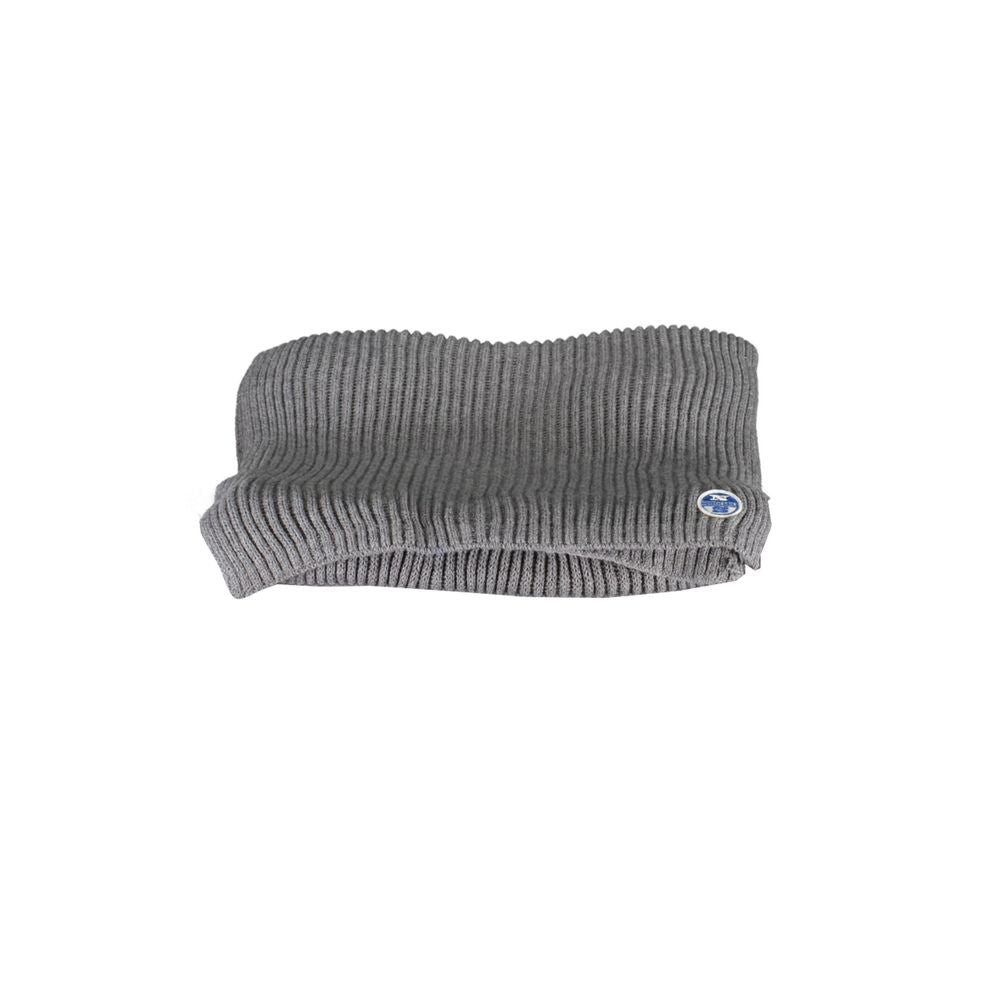 North Sails Gray Cotton Scarf NO-23397