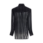 Ferragamo Velvet devoré Shirt FE-782997001-IT40 | M