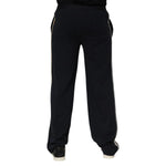 Dolce & Gabbana Black Modal Spandex Straight Logo Trouser Pants PAN76392 -4
