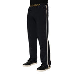 Dolce & Gabbana Black Modal Spandex Straight Logo Trouser Pants PAN76392 -4