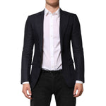 Dolce & Gabbana Dark Blue Single Breasted Men Suit Blazer JKT41548-44