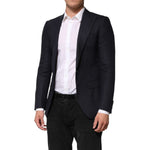 Dolce & Gabbana Dark Blue Single Breasted Men Suit Blazer JKT41548-44