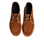 Dolce & Gabbana Brown Suede Nubuck Leather Desert Ankle Boots Shoes MV7379-39