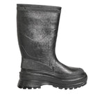 Dolce & Gabbana Metallic Gray Pull On Rain Boots Shoes MV7813-45