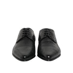 Dolce & Gabbana Black Exotic Leather Lace Up Derby Shoes MV7372-39