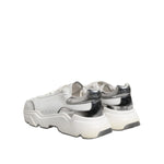 Dolce & Gabbana White Daymaster Leather Low Top Sneakers Shoes MV7427-43