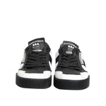 Dolce & Gabbana Black White Leather MIAMI Low Top Sneakers Shoes MV7780-41