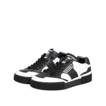 Dolce & Gabbana Black White Leather MIAMI Low Top Sneakers Shoes MV7780-41