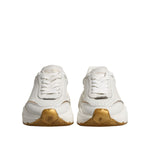 Dolce & Gabbana White Gold Daymaster Low Top Sneakers Shoes LA12684-37.5