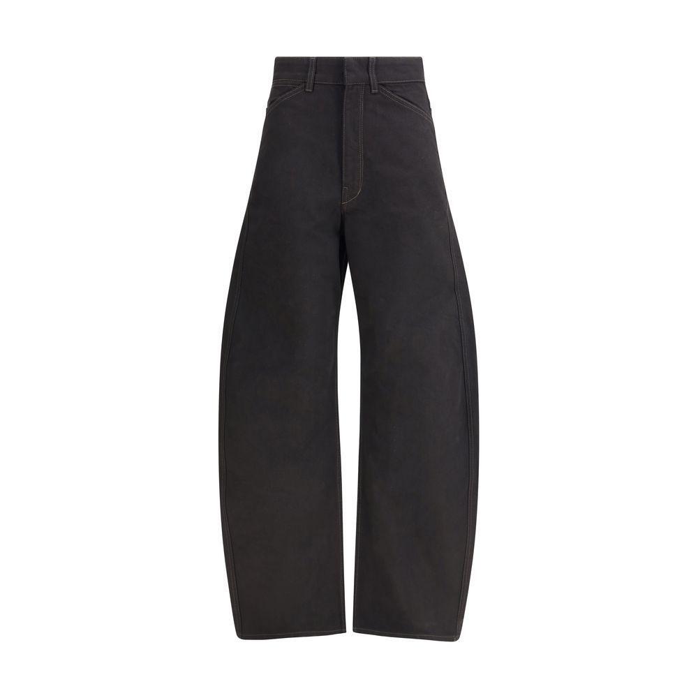 Lemaire Barrel Pants LE-PA1264LD1055BK999-IT38 | S