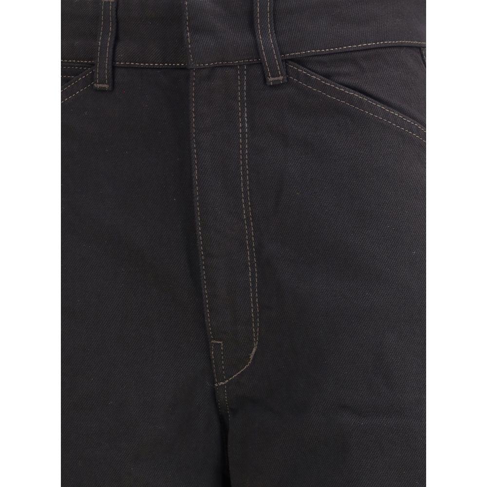 Lemaire Barrel Pants LE-PA1264LD1055BK999-IT38 | S