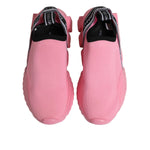 Dolce & Gabbana Pink Sorrento Low Top Women Sneakers Shoes LA12781-36.5