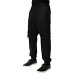 Dolce & Gabbana Solid Black Cargo Jogger Men Sweatpants Pants PAN76614-48