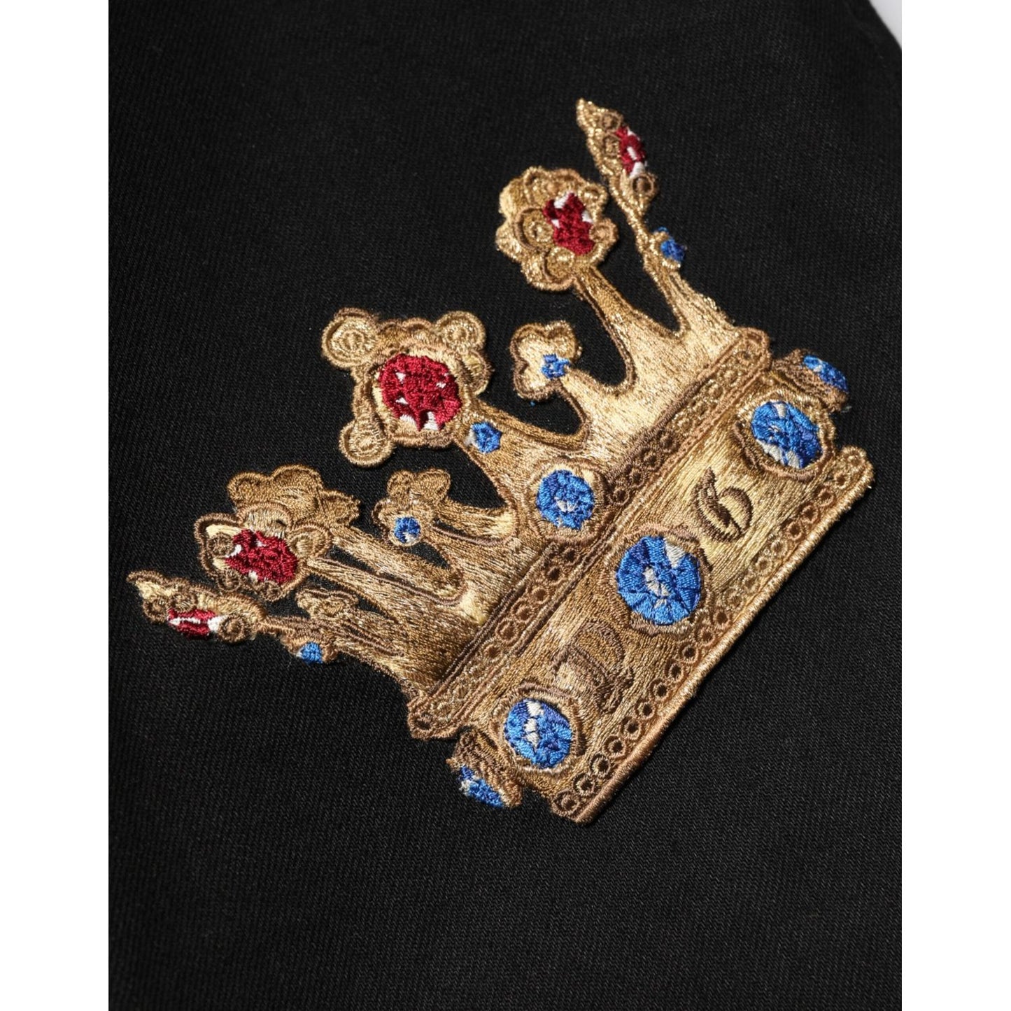 Dolce & Gabbana Black Baroque Royal Men Dress Trouser Pants PAN76620-48