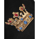 Dolce & Gabbana Black Baroque Royal Men Dress Trouser Pants PAN76620-48